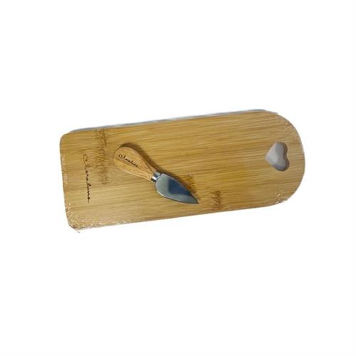 Tagliere bamboo grande con coltellino