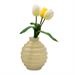Vaso tondo piccolo giallo (Tulipani a parte)