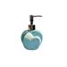 Dispenser di sapone con spugnetta,azzurro