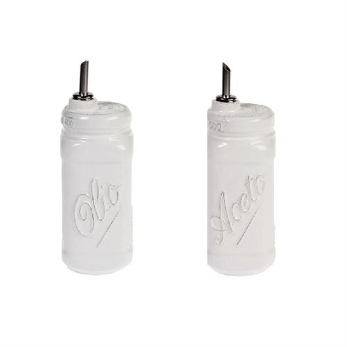 Set Olio&Aceto linea Osteria bianco