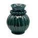 Vaso piccolo con perle, verde