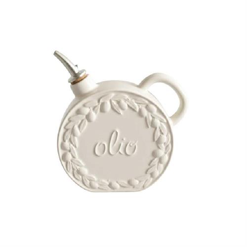 Ampollina olio con manico, bianco Osteria Virginia Casa