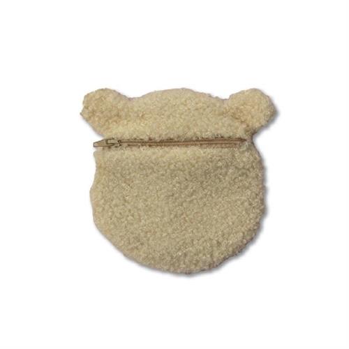 Portamonete Teddy bianco