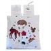 Scaldino con noccioli di ciliegia decoro stampa casetta rossa