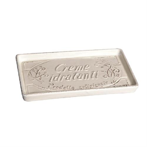 Vassoietto Bagno bianco Ceramiche Virginia