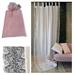 Tenda Cloe rosa con pizzo laterale l'Atelier17