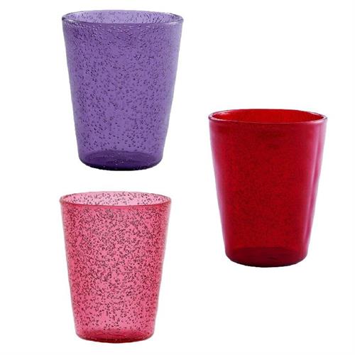 Bicchiere Memento Synth Violet, Red & Strawberry (3PZ)