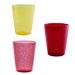 Bicchiere Memento Synth Yellow, Red & Strawberry (3PZ)