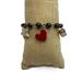 Bracciale charms ceramiche con cuore rosso L'Oca Bianca