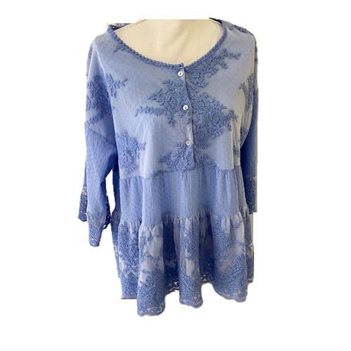 Blusa cobalto Chez Moi