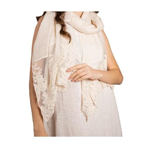 Pashmina Caterina bianco Chez Moi