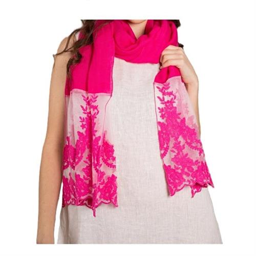Pashmina Caterina fucsia Chez Moi