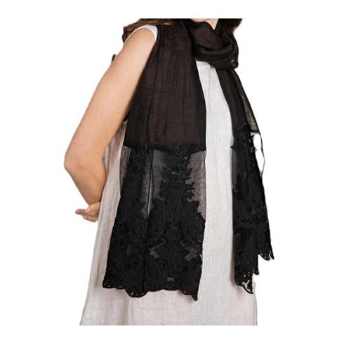 Pashmina Caterina nero Chez Moi