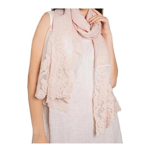 Pashmina Caterina rosa cipria Chez Moi