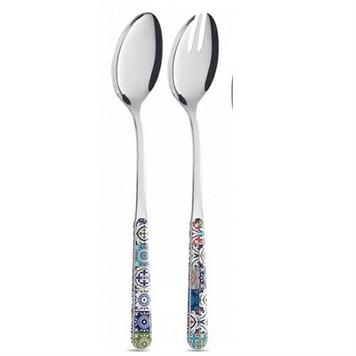 Coppia posate insalata Neva