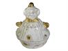 Contenitore Pagliaccio bianco oro Virginia Casa