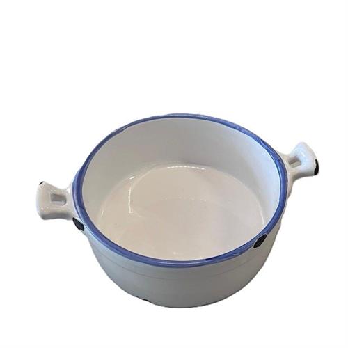 Terrina con manici Vecchio Smalto