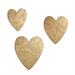 Set 3 cuori decorativi in metallo - Mathilde MDDMDMDM0012