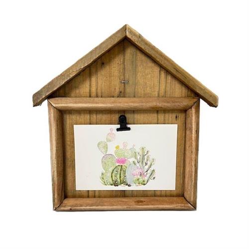 Porta foto legno casa