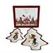 Set 2 piatti albero Bear con scatola