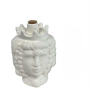 Oliera a forma di testa con tappo in sughero