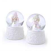 Palla di neve con pupazzo di neve