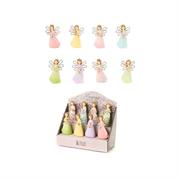 Angeli in resina con colori assortiti