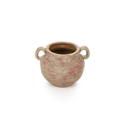 Vaso in ceramica con manici