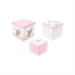 Set 3 scatole quadrate assortite linea Dorothy