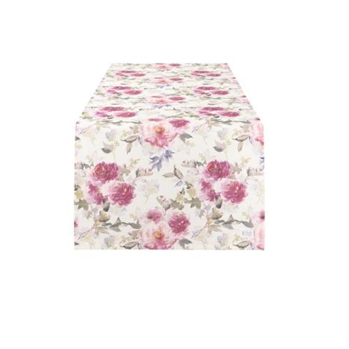 Runner fiorito Demetra beige