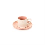 Coppia tazzine caffè con piattino Petit Amour modello B