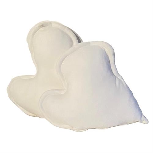 Federa a cuore in ciniglia con imbottitura Arte Pura