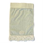 Asciugamano ospite in spugna con applicazione pizzo armonia Arte Pura