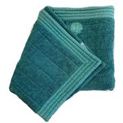 Tappeto in spugna con bordo in lino Lago Arte Pura