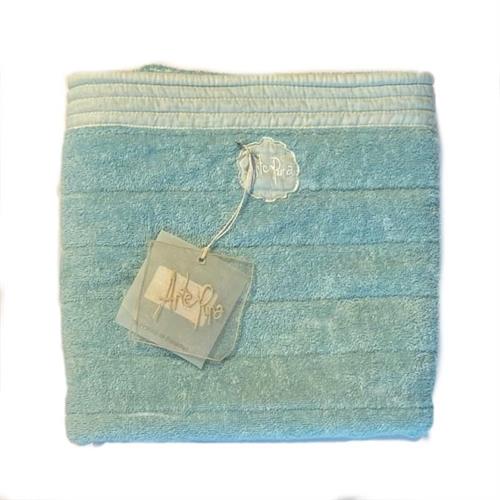 Tappeto in spugna con bordo in lino Vita old Arte Pura