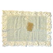 Tappeto in spugna con applicazione pizzo Armonia Arte Pura