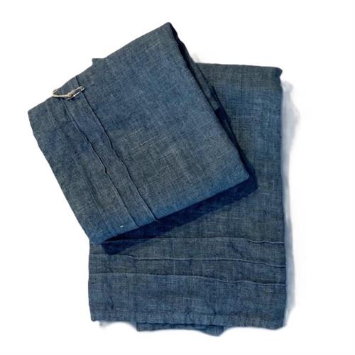 Set asciugamani viso e ospite in lino pesante Baltico old Arte Pura