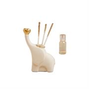 Elefantino cuore oro diffusore di profumo per ambiente