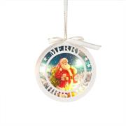 Medaglione led Babbo Natale