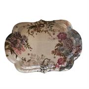 Vassoio in melamina fantasia della linea Madame de Montespan Mathilde
