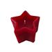 Candela stella rosso