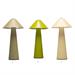 Set 3 lampade led ricaricabili colorazioni assortite