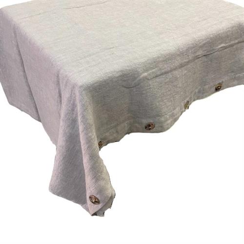 Tovaglia in lino rettangolare componibile Pensiero Arte Pura