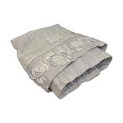 Runner in lino con ricamo cornely Angelo old Arte Pura