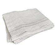 Runner in lino bianco con strass Arte Pura