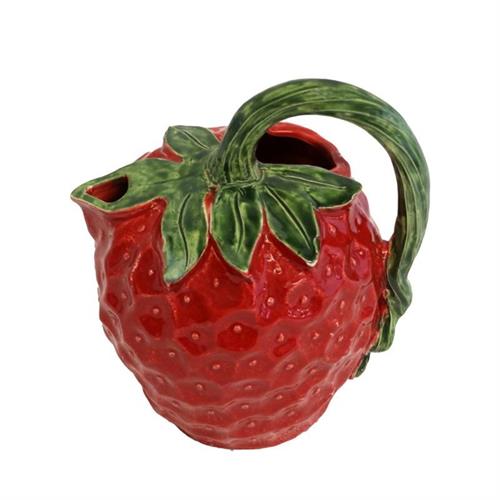 Brocca con manico Fragola rosso