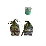 Candela casetta verde