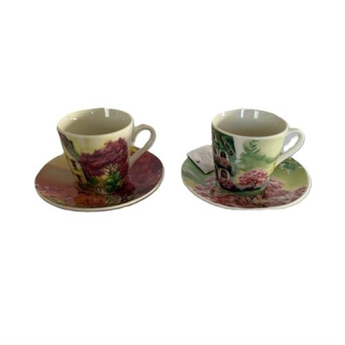 Coppia tazzine da caffè linea Cottage