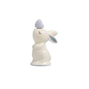 Coniglietto medio azzurro con cuoricino