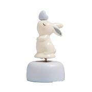 Carillon coniglietto azzurro con cuoricino